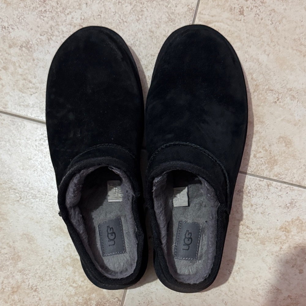 UGG Women's Black Suede Slip-Ons